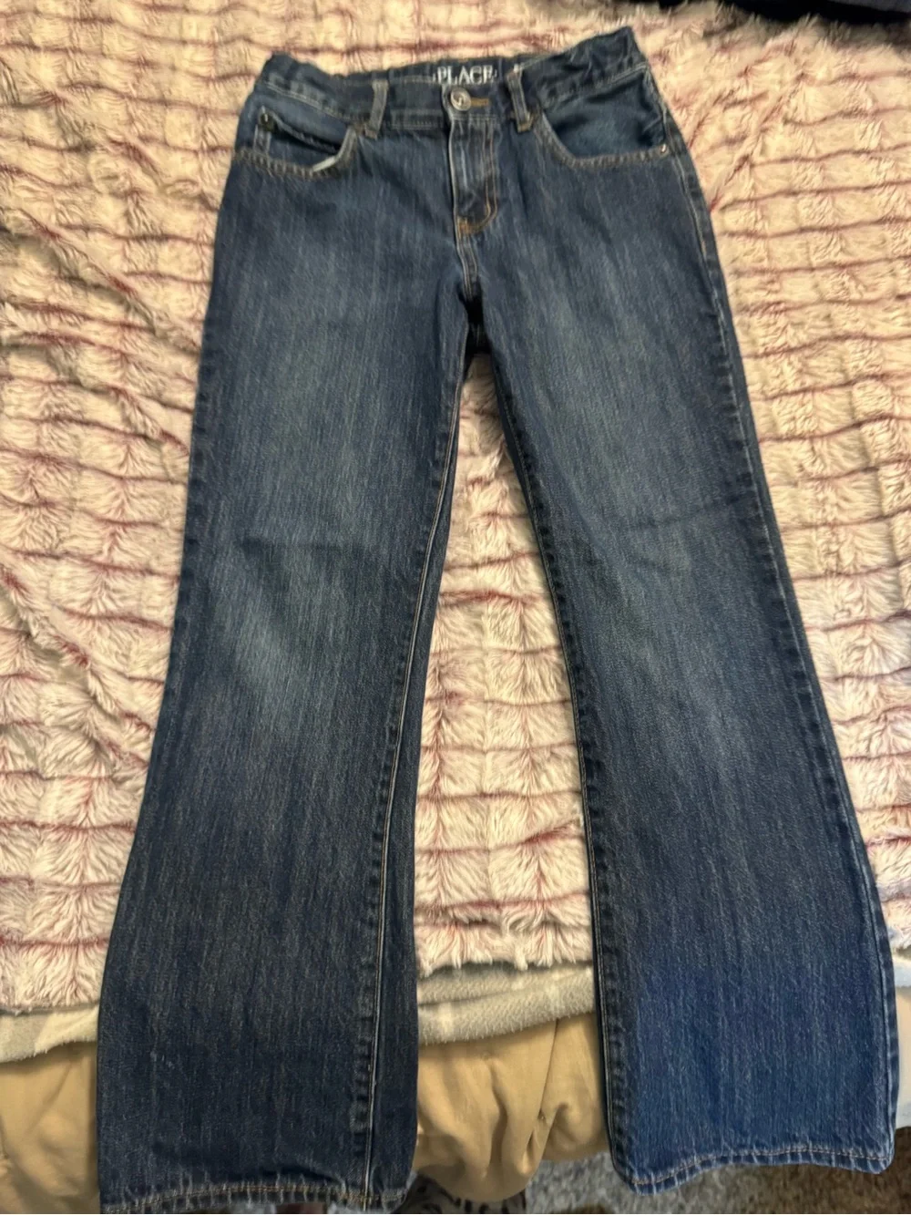 The Children's Place Blue Denim Bootcut boy’s Jeans.
